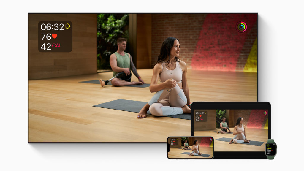 Apple Fitness Plus exemple d'utilisation