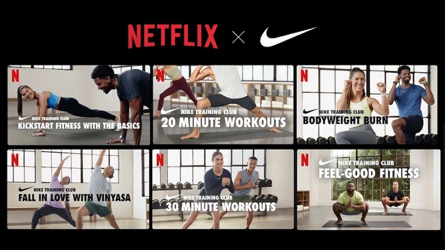 Les séries déjà disponible sur Netflix en collaboration avec Nike